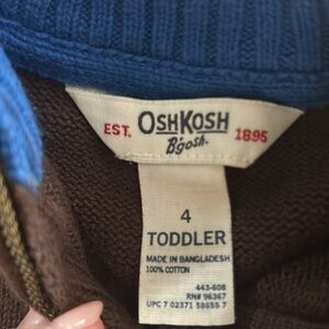 Oshkosh B’Gosh Sweater Henley zip up style - Boys Age 6